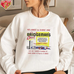 Bridgeman’s Bowl 48 lanes to serve you cocktails restaurant billiards shirt