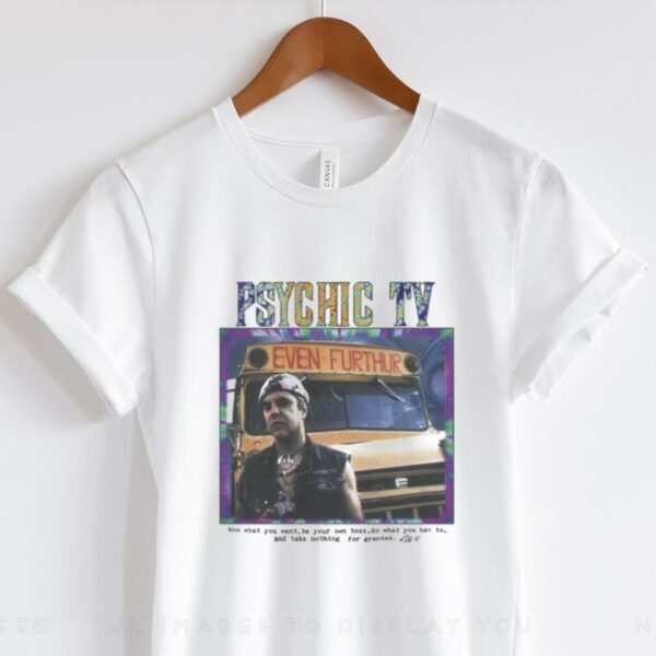 Godstar PSYCHIC TV Genesis P Orridge Even Furthur Tee