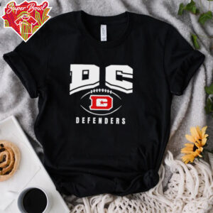 DC Defenders Football Outline logo shirt