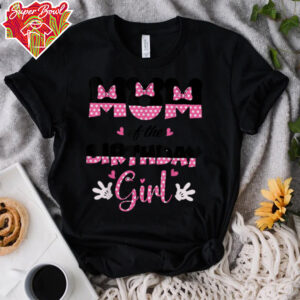 Mom And Dad Of The Birthday Girl Family Matching Party T Shirt