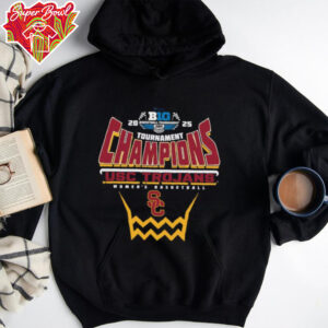 USC Trojans 2025 Big Ten Women’s Basketball Conference Tournament Champions Shirt