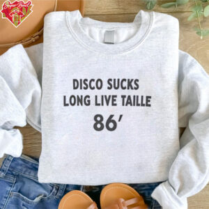 Disco sucks long live taille 1986 vintage shirt