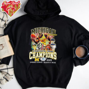 Michigan Wolverines Big Ten Men Basketball Tournament Champions 2025 shirt