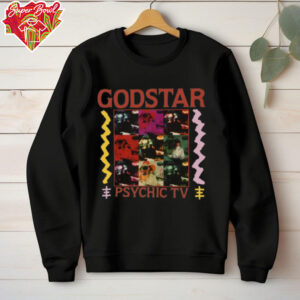 Godstar PSYCHIC TV Genesis P Orridge Black T Shirt