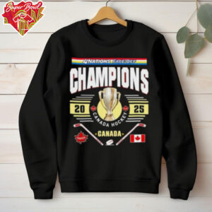 2025 4 Nations Face Off Champions Canada Nhl Trophy Shirt