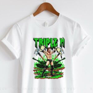 Triple H WWE cartoon graphic shirt