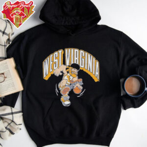 West Virginia Mountaineers Dunking Mascot T shirts