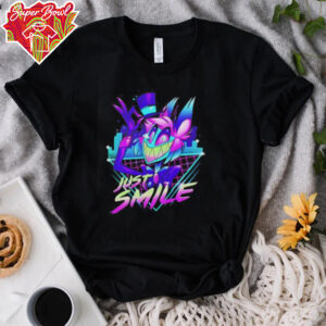 Neon alastor hazbin hotel just smile shirt