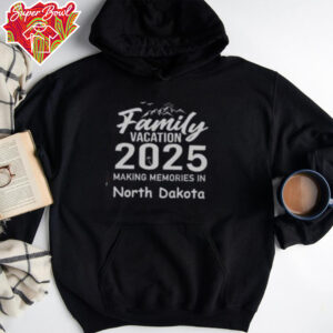 Awesome Family Vacation 2025 Making Memories North Dakota T Shirt Recovered