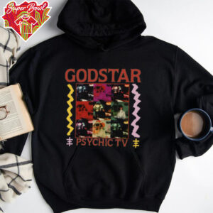 Godstar PSYCHIC TV Genesis P Orridge Black T Shirt