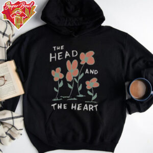 Nice The Head And The Heart Flower T Shirt