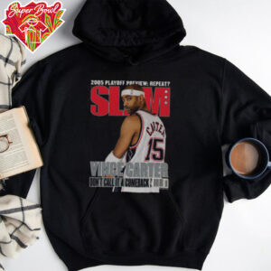 Official Vince Carter New Jersey Nets Mitchell & Ness Don’t Call It A Comeback SLAM T Shirt