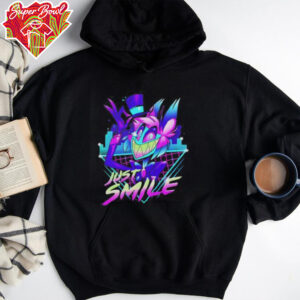 Neon alastor hazbin hotel just smile shirt