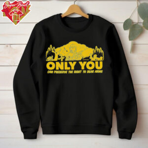 Only you can preserve the right to bear arms Smokey bear retro shirt