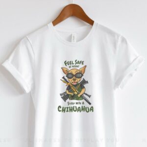 Feel safe at night sleep with a Chihuahua camo shirt