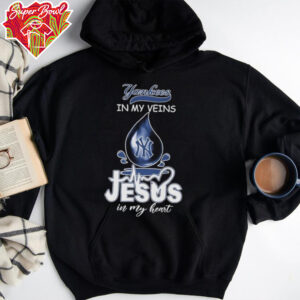 New York Yankees In My Veins Jesus In My Heart T shirts