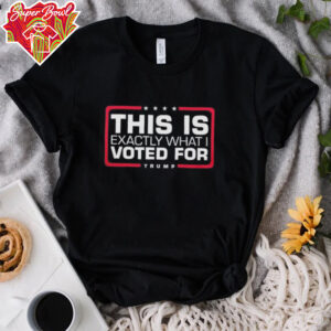 This is exactly what I voted for Trump shirt