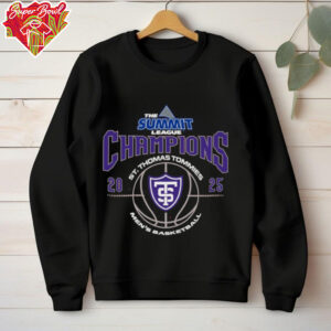 St. Thomas Tommies 2025 Summit League men’s basketball tournament Champions Shirt